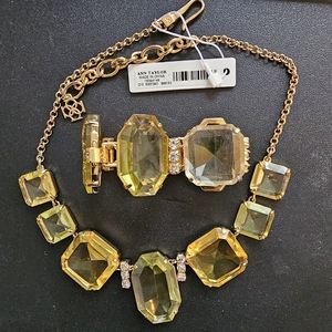 NWT Ann Taylor beautiful necklace and bracelet